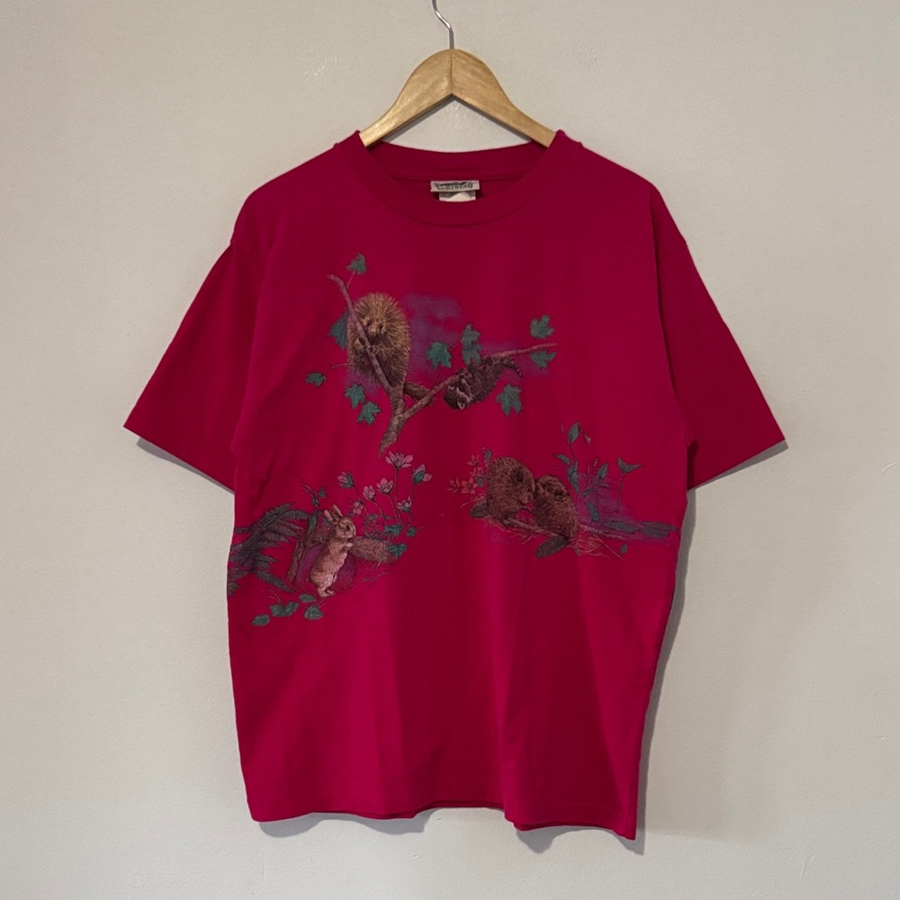 Vintage Northern Reflections Wildlife T-Shirt / 90s / Single Stitch / Large